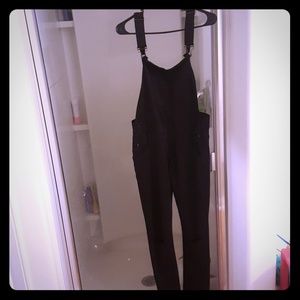 Black over alls